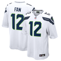 Seattle Seahawks 12s White Game Football Jersey