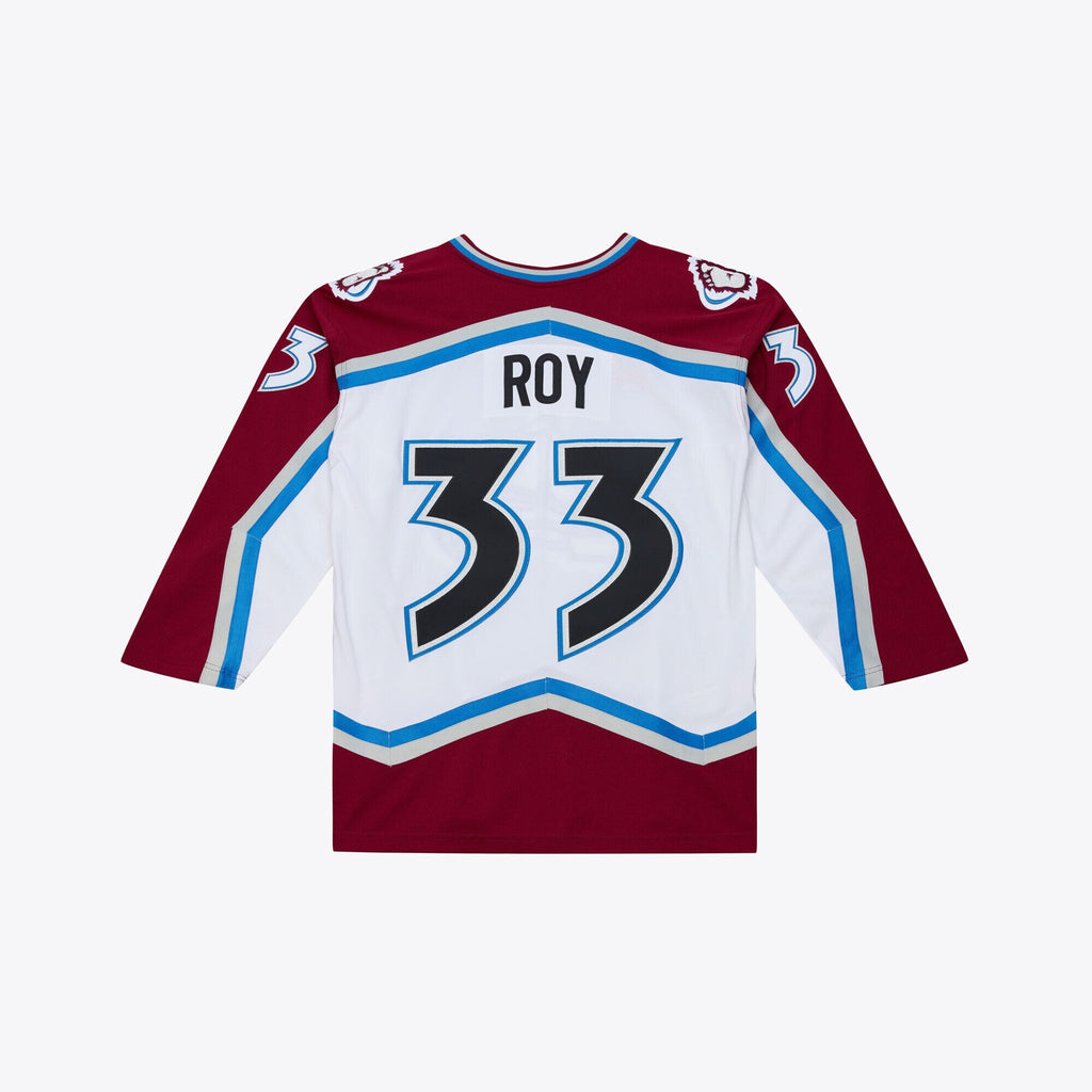 Colorado Avalanche Patrick Roy White 1995 Power Play Jersey