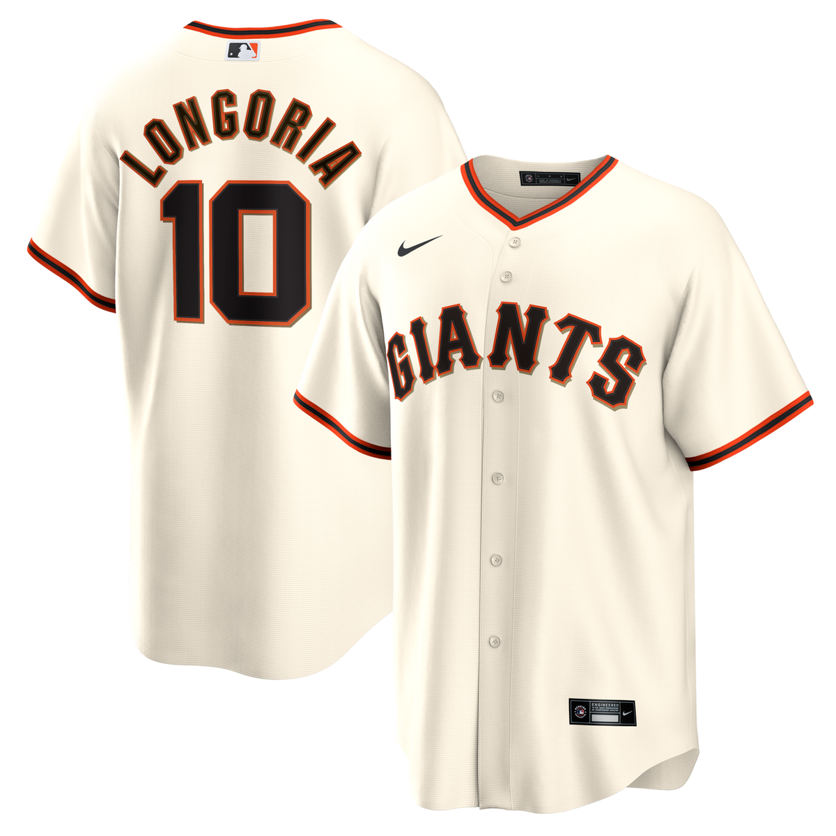 San Francisco Giants Evan Longoria Cream Home Retired Player Replica Baseball Jersey