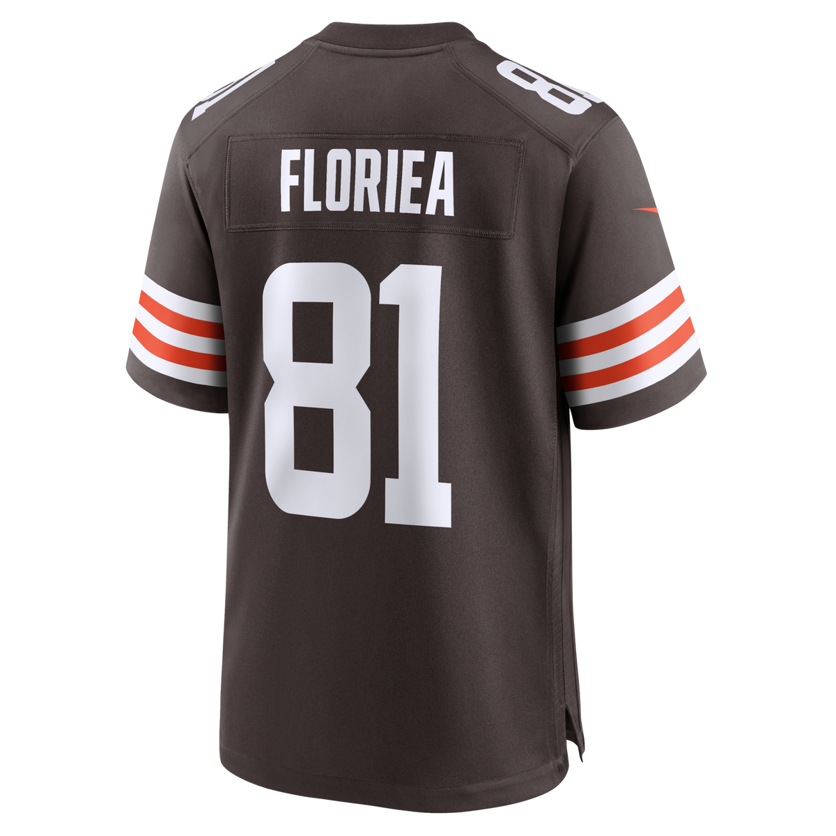 Cleveland Browns Luke Floriea Brown Team Game Football Jersey