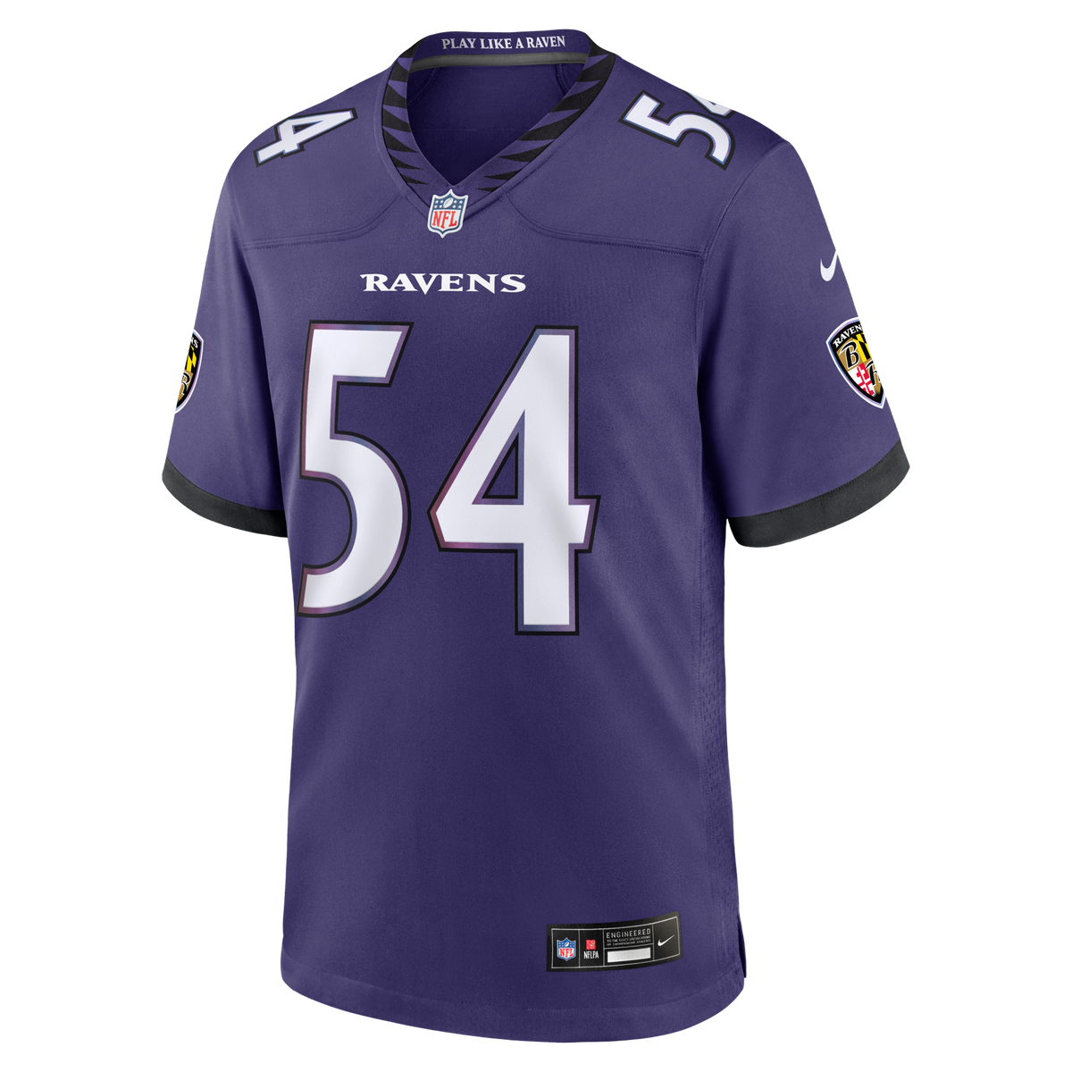 Baltimore Ravens Jovaughn Gwyn Purple Team Game Football Jersey