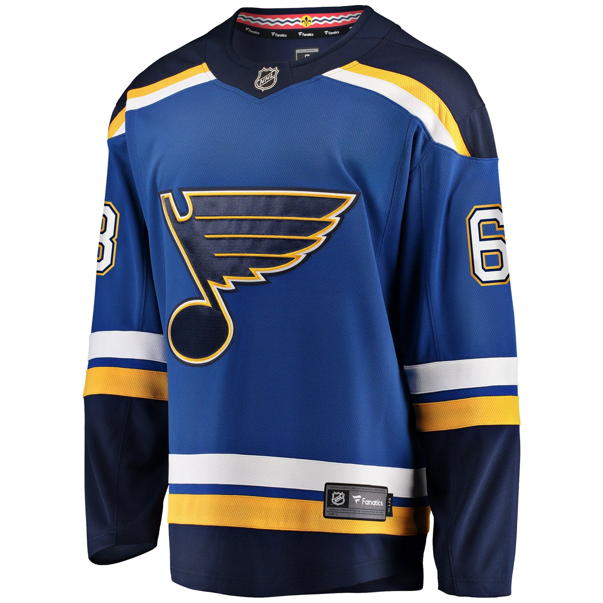 St. Louis Blues Jake Neighbours Blue Home Premier Breakaway Player Hockey Jersey