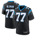 Carolina Panthers Yosh Nijman Black Game Football Jersey