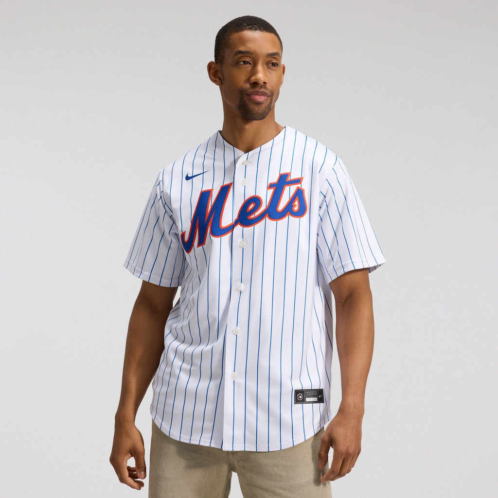 New York Mets White Home Replica Player Baseball Jersey