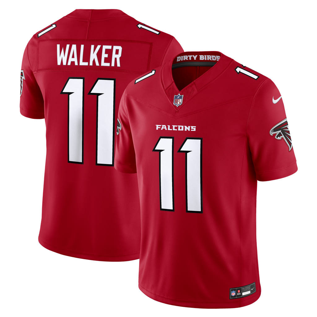 Atlanta Falcons Jalon Walker Red Team Vapor F.U.S.E. Stitched Limited Football Jersey