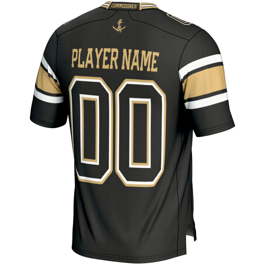 Vanderbilt Commodores NIL Pick-A-Player Football Jersey - Black