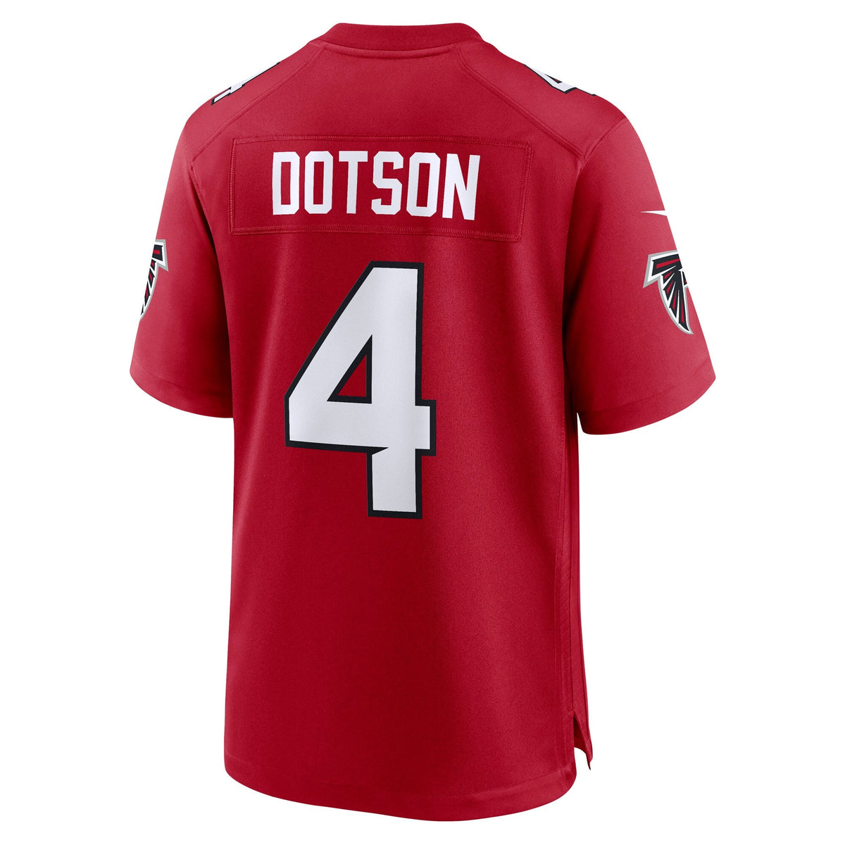 Atlanta Falcons Jahan Dotson Red Team Game Football Jersey