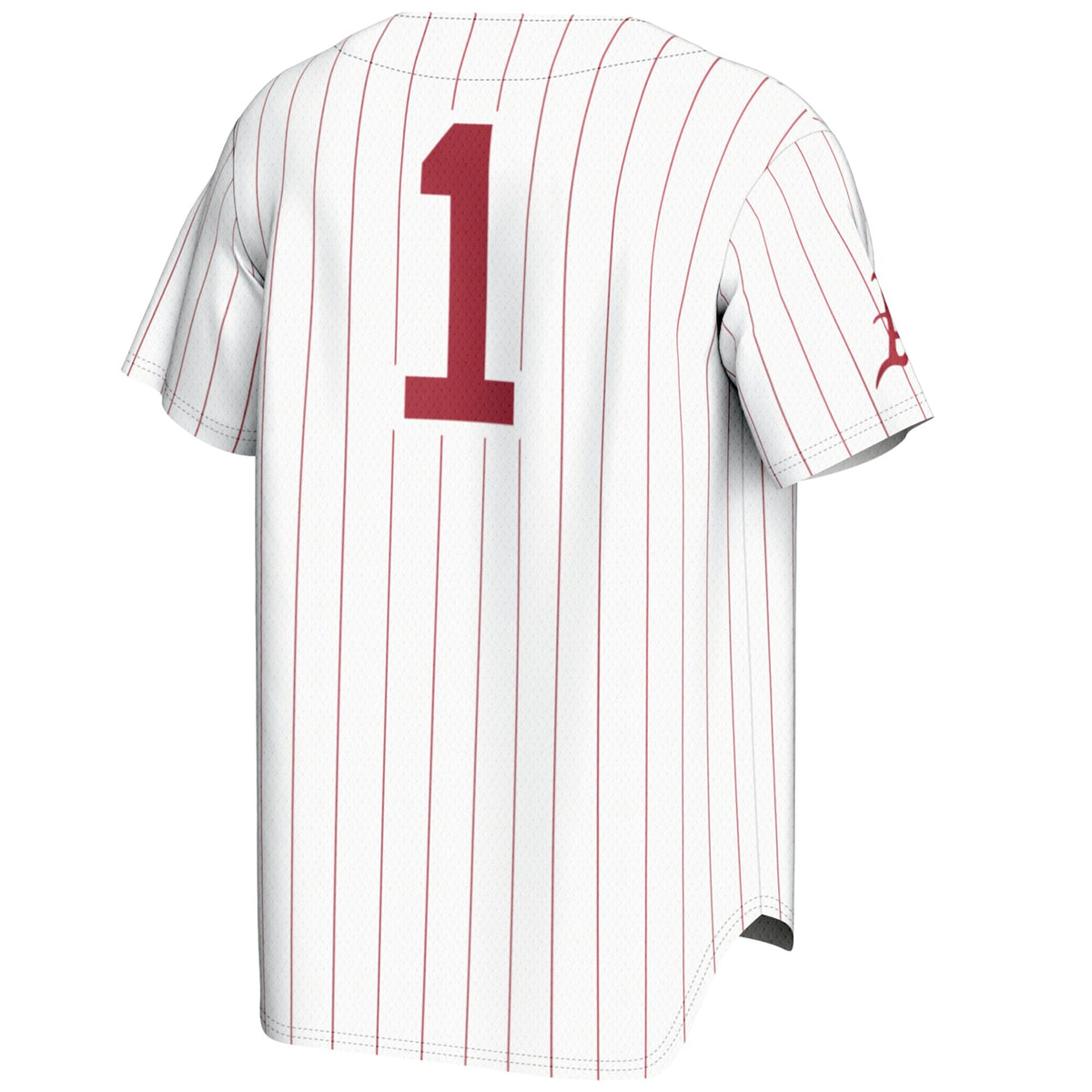 #1 Arkansas Razorbacks Lightweight Baseball Jersey - White