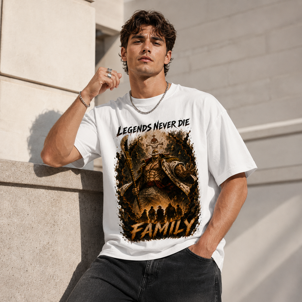 One Piece Anime Graphic Tee - Legends Never Die: Whitebeard and the Quiet Weight of Family