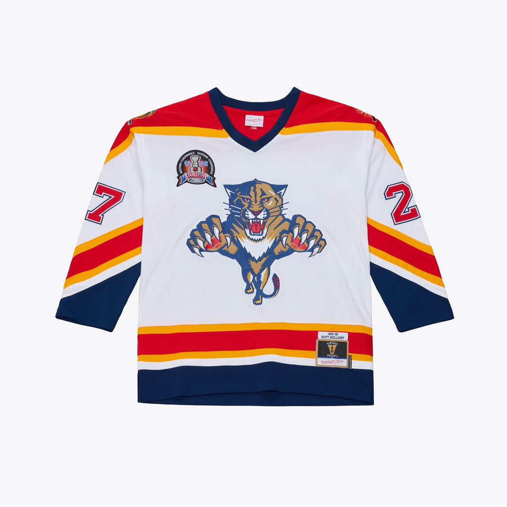 Florida Panthers Scott Mellanby White 1996 Power Play Jersey