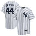 New York Yankees Reggie Jackson White Home Retired Player Replica Baseball Jersey
