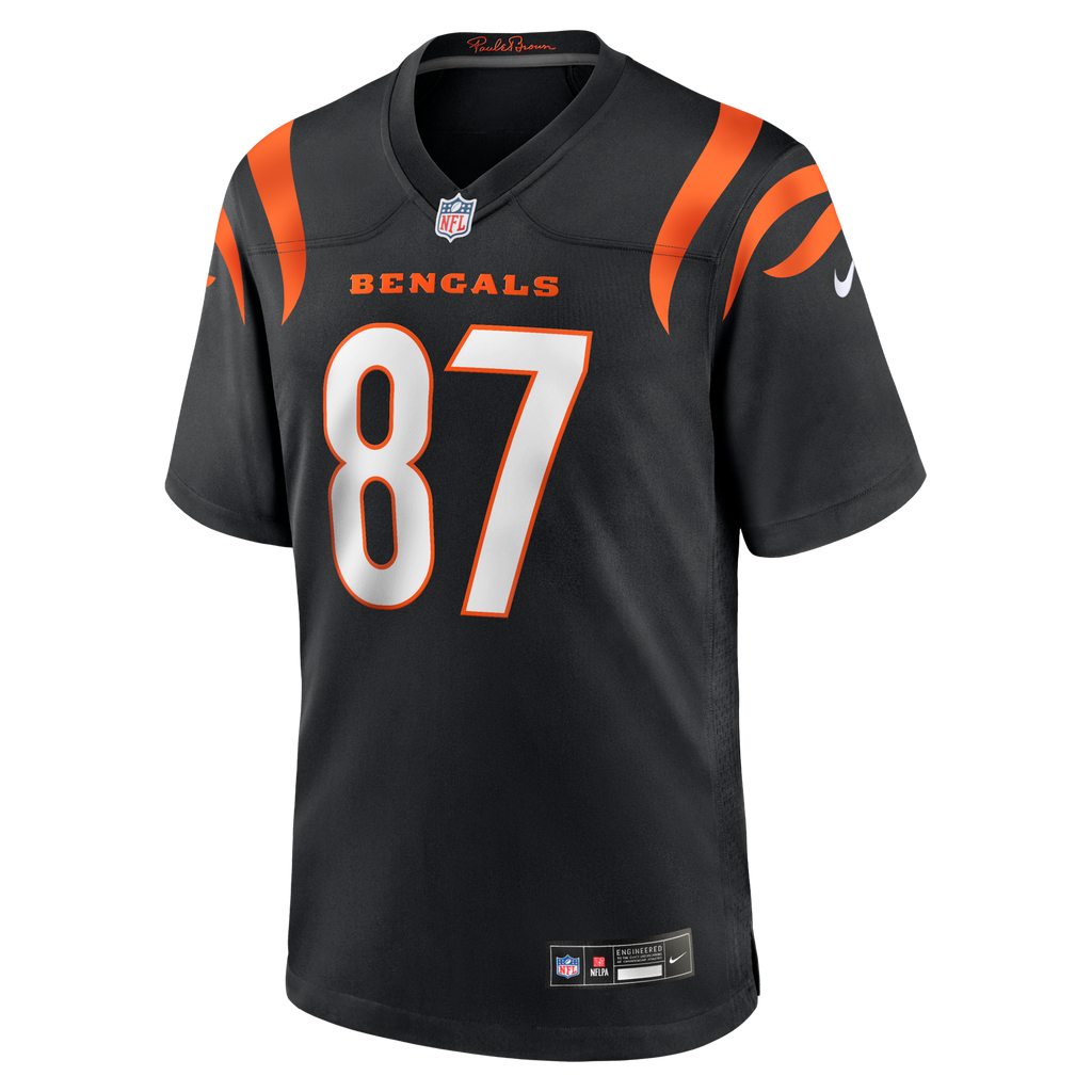 Cincinnati Bengals Tanner Hudson Black Home Game Player Football Jersey