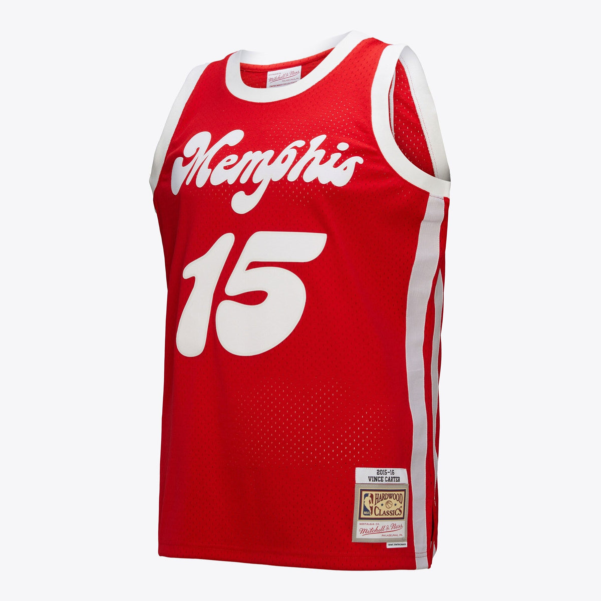 Memphis Grizzlies Vince Carter 2015 Hardwood Classics Jersey - Red