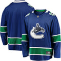 Vancouver Canucks Blue Home Team Breakaway Hockey Jersey