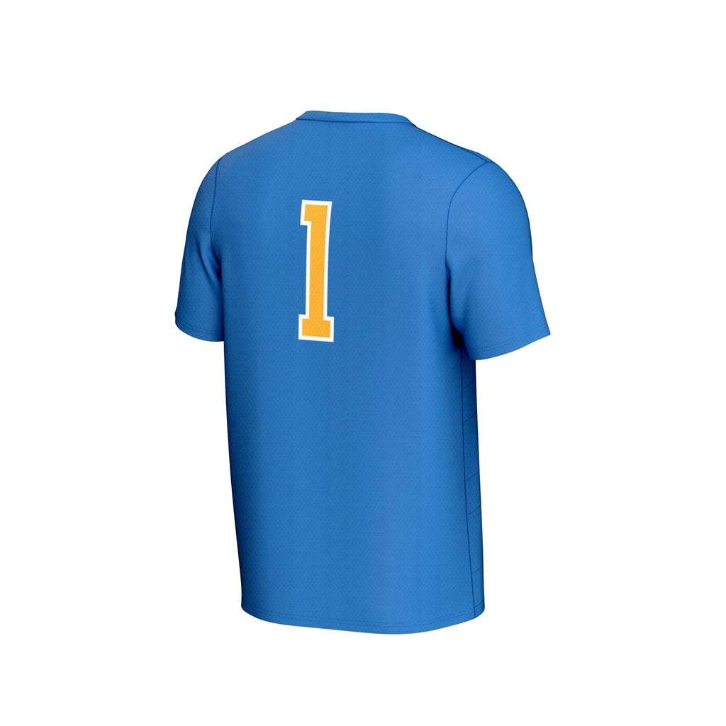 #1 Blue UCLA Bruins Collegiate Soccer Fashion Jersey