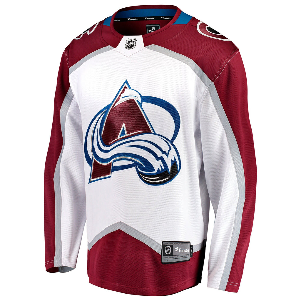 Colorado Avalanche White Away Breakaway Hockey Jersey