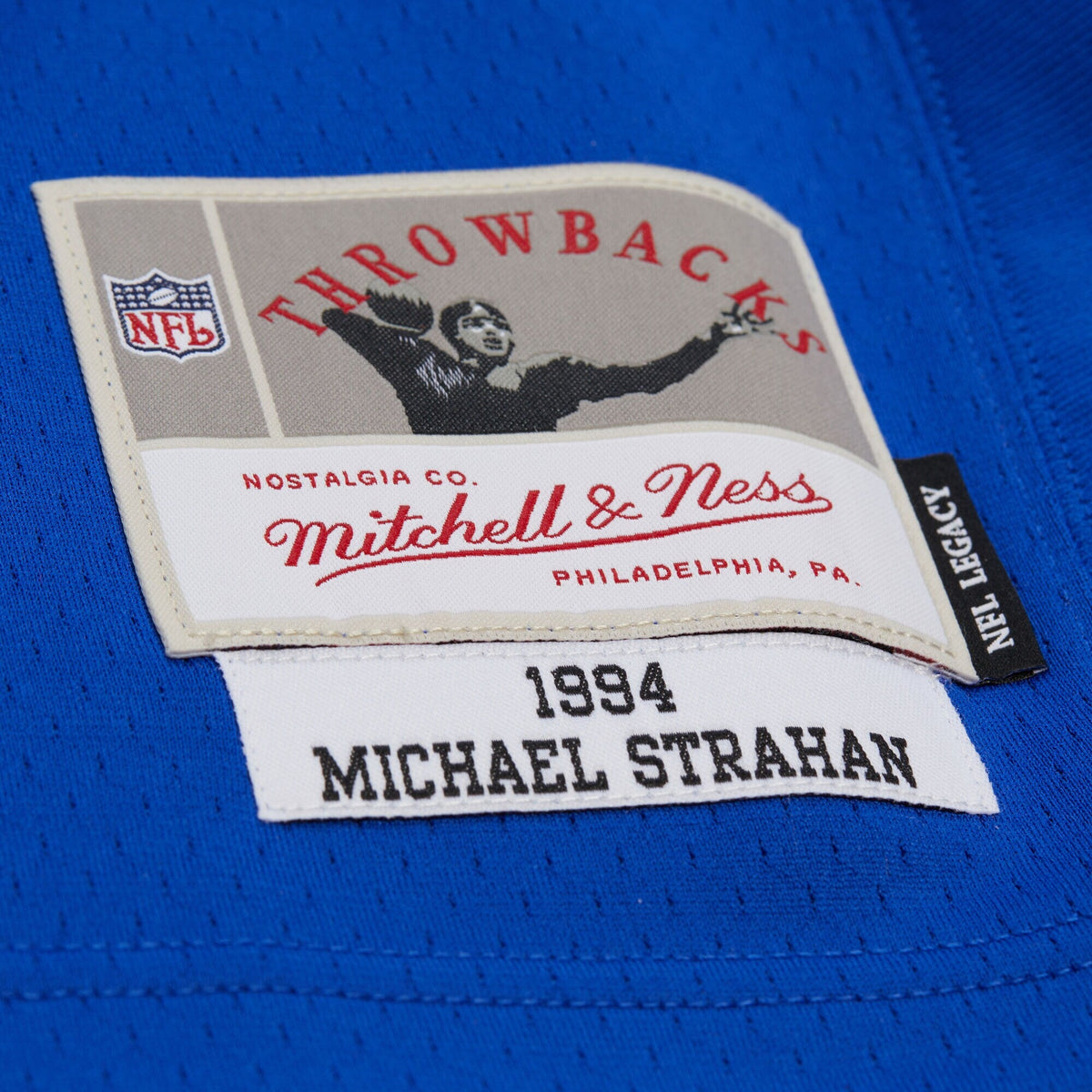 New York Giants Michael Strahan Royal 1994 Legacy Replica Football Jersey