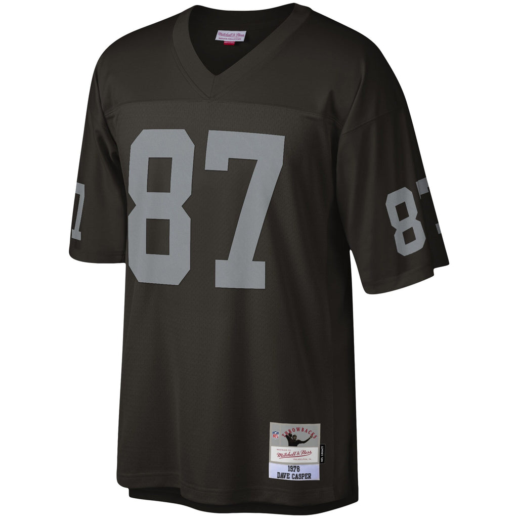 Las Vegas Raiders Dave Casper Black Legacy Replica Football Jersey