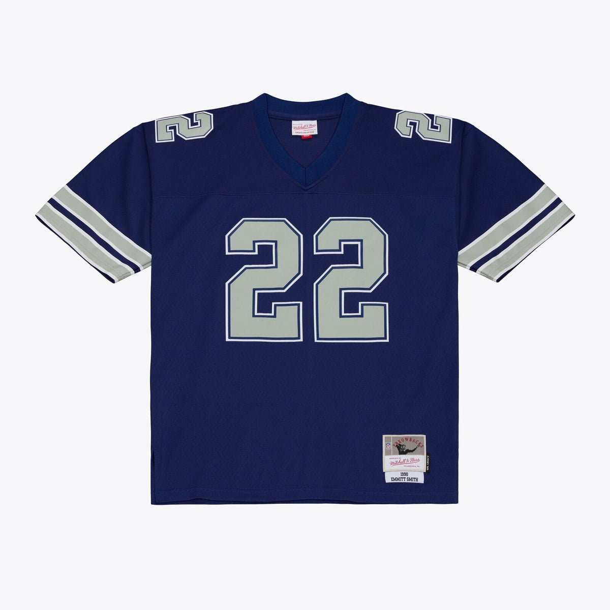 Dallas Cowboys Emmitt Smith Navy Retired Legacy Replica Player Football Jersey