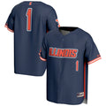 #1 Navy Illinois Fighting Illini Lightweight Baseball Jersey