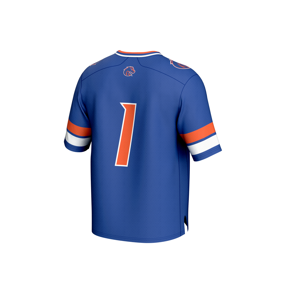 Royal Boise State Broncos Collegiate Football Lightweight Fashion Jersey