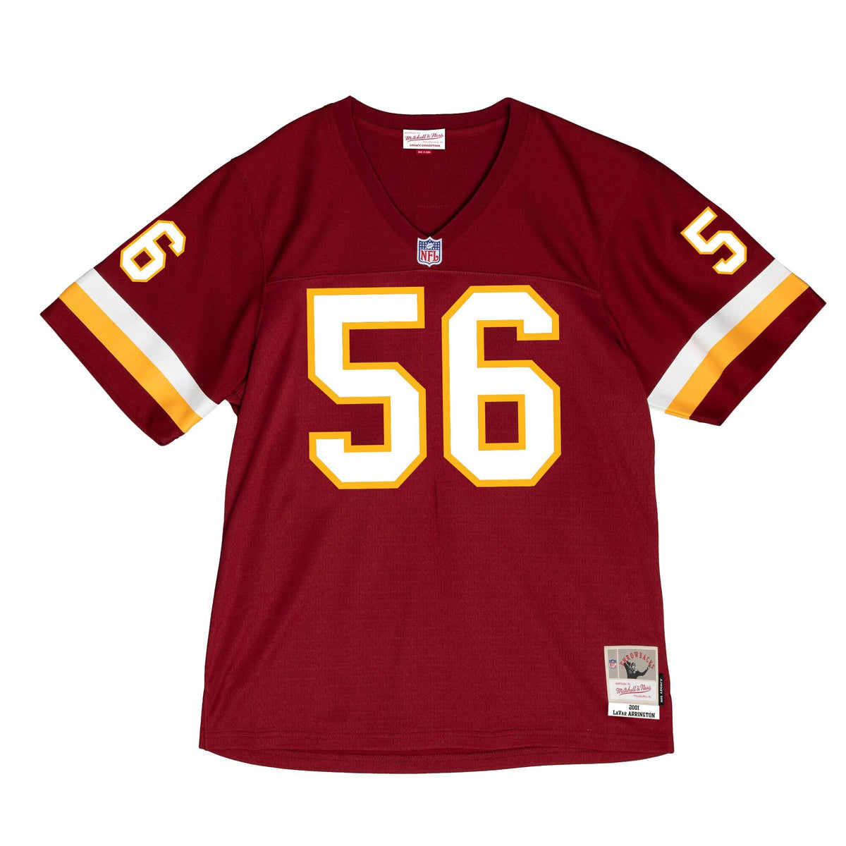 Washington Commanders LaVar Arrington Burgundy 2001 Legacy Throwback Replica Football Jersey
