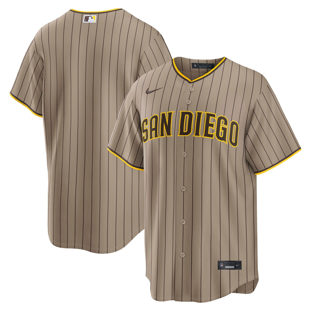 San Diego Padres Sand Alternate Replica Baseball Jersey