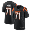 Cincinnati Bengals Amarius Mims Black Player Game Football Jersey