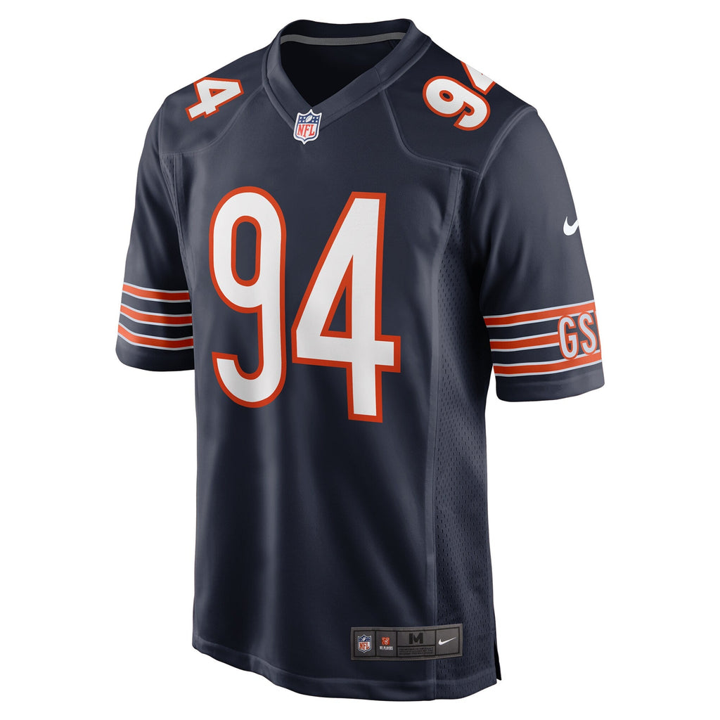 Chicago Bears Austin Booker Navy Game Football Jersey