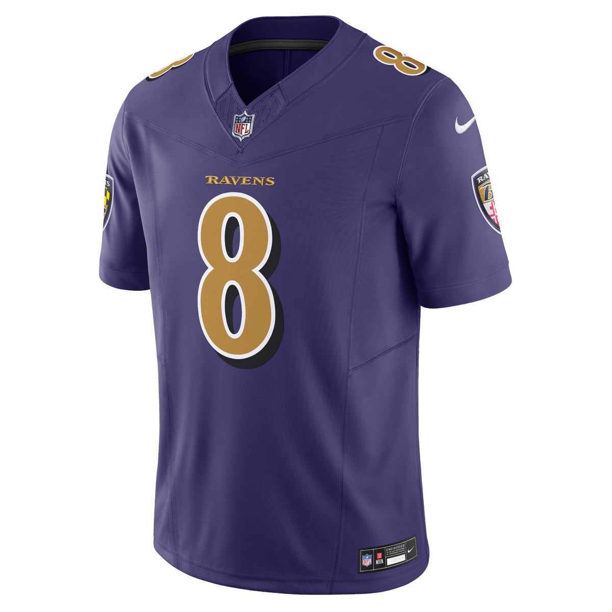Baltimore Ravens Lamar Jackson Purple Vapor F.U.S.E. Limited Football Jersey