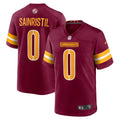 Washington Commanders Mike Sainristil Burgundy Game Football Jersey