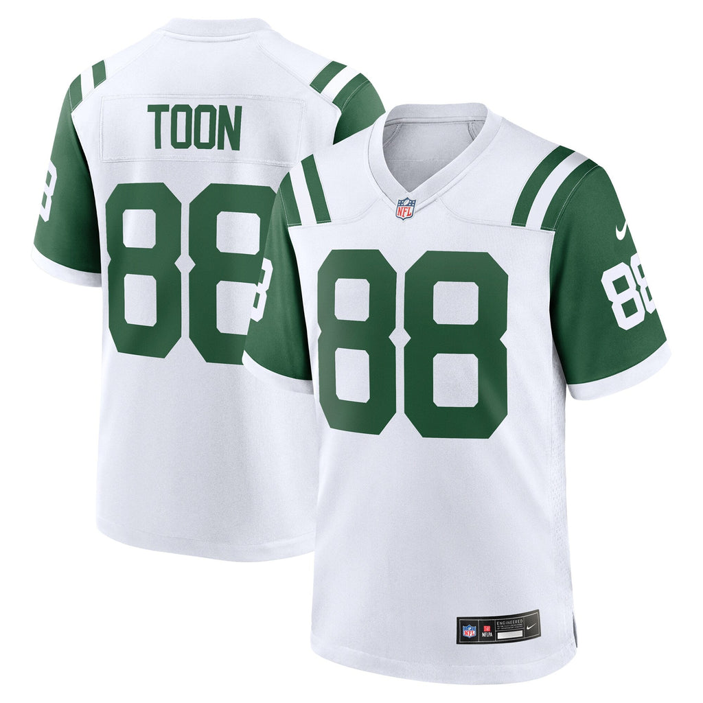 New York Jets Al Toon White Retired Player Alternate Game Football Jersey