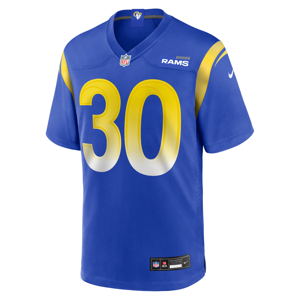 Los Angeles Rams Josh Wallace Royal Game Football Jersey