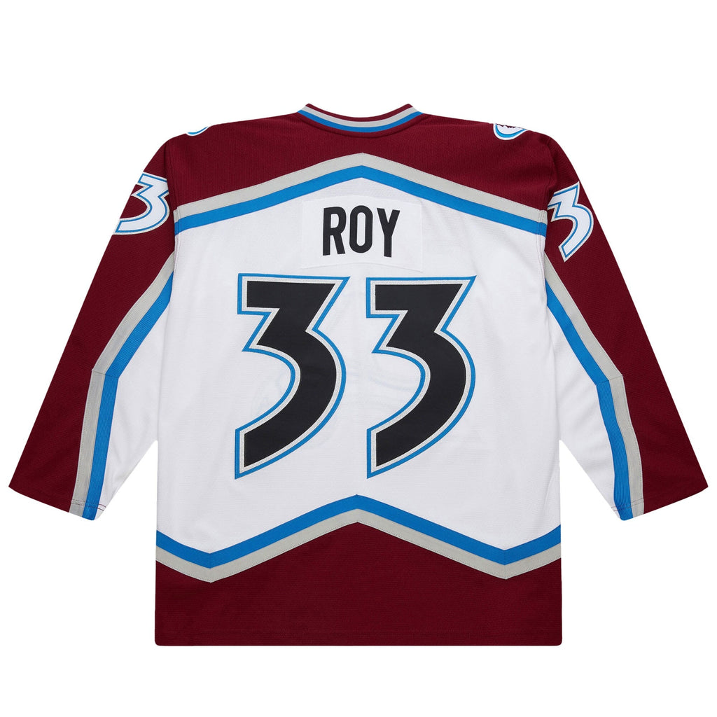 Colorado Avalanche Patrick Roy White 2000-01 Power Play Jersey