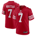 San Francisco 49ers Thomas Morstead Scarlet Team Game Football Jersey
