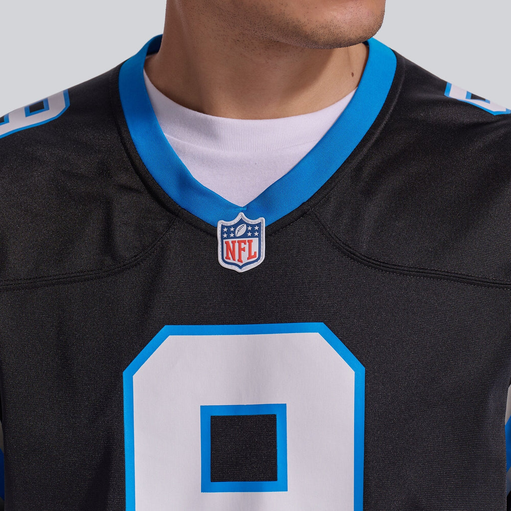 Carolina Panthers Bryce Young Black Team Game Football Jersey