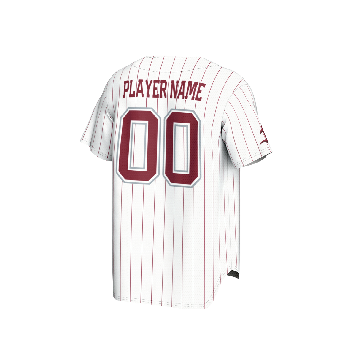 Fordham Rams Lightweight Collegiate Baseball NIL Pick-A-Player Fashion Jersey - White