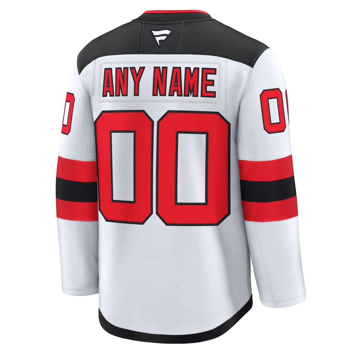New Jersey Devils White Away Premium Custom Jersey