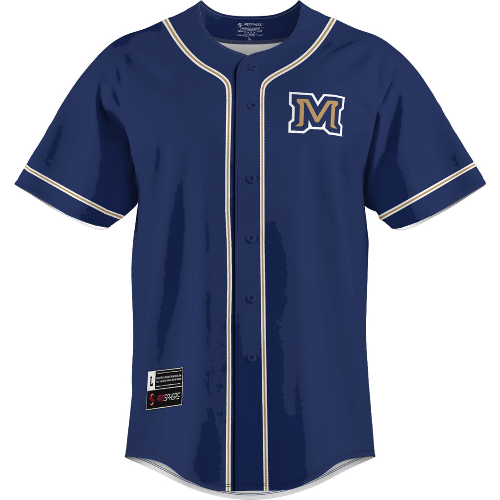 Blue Montana State Bobcats Lightweight Baseball Jersey