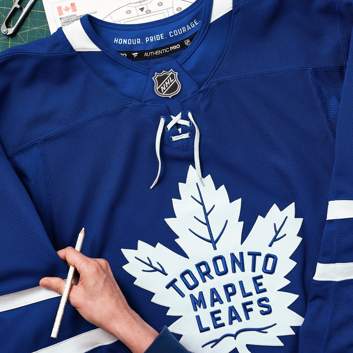 Toronto Maple Leafs Blue Home Pro Custom Jersey