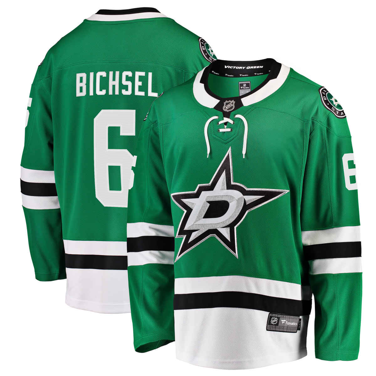 Dallas Stars Lian Bichsel Kelly Green Home Breakaway Hockey Jersey