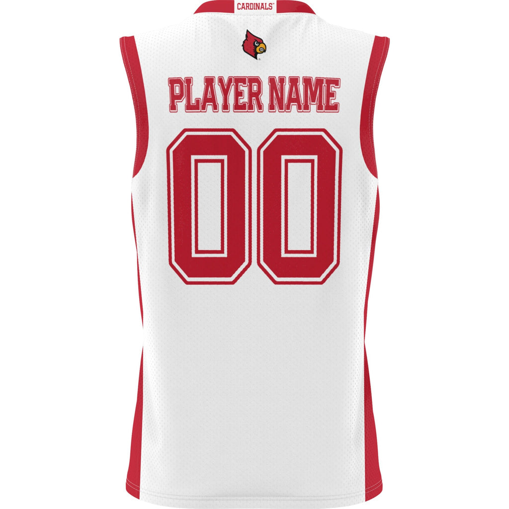 Louisville Cardinals Lightweight NIL Pick-A-Player Basketball Jersey - White
