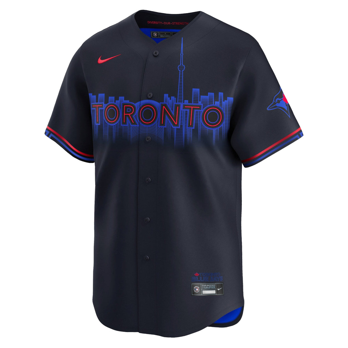 Toronto Blue Jays Navy 2024 City Connect Limited Baseball Jersey