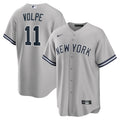 New York Yankees Anthony Volpe Gray Road Replica Baseball Jersey