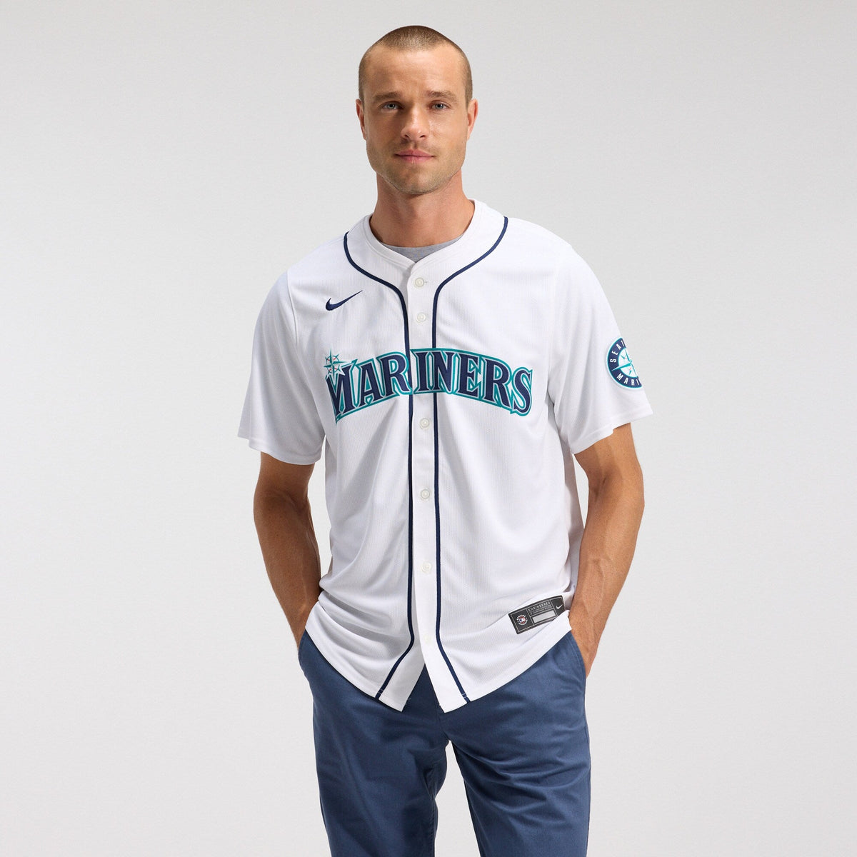 Seattle Mariners Cal Raleigh White Home Limited Player Baseball Jersey
