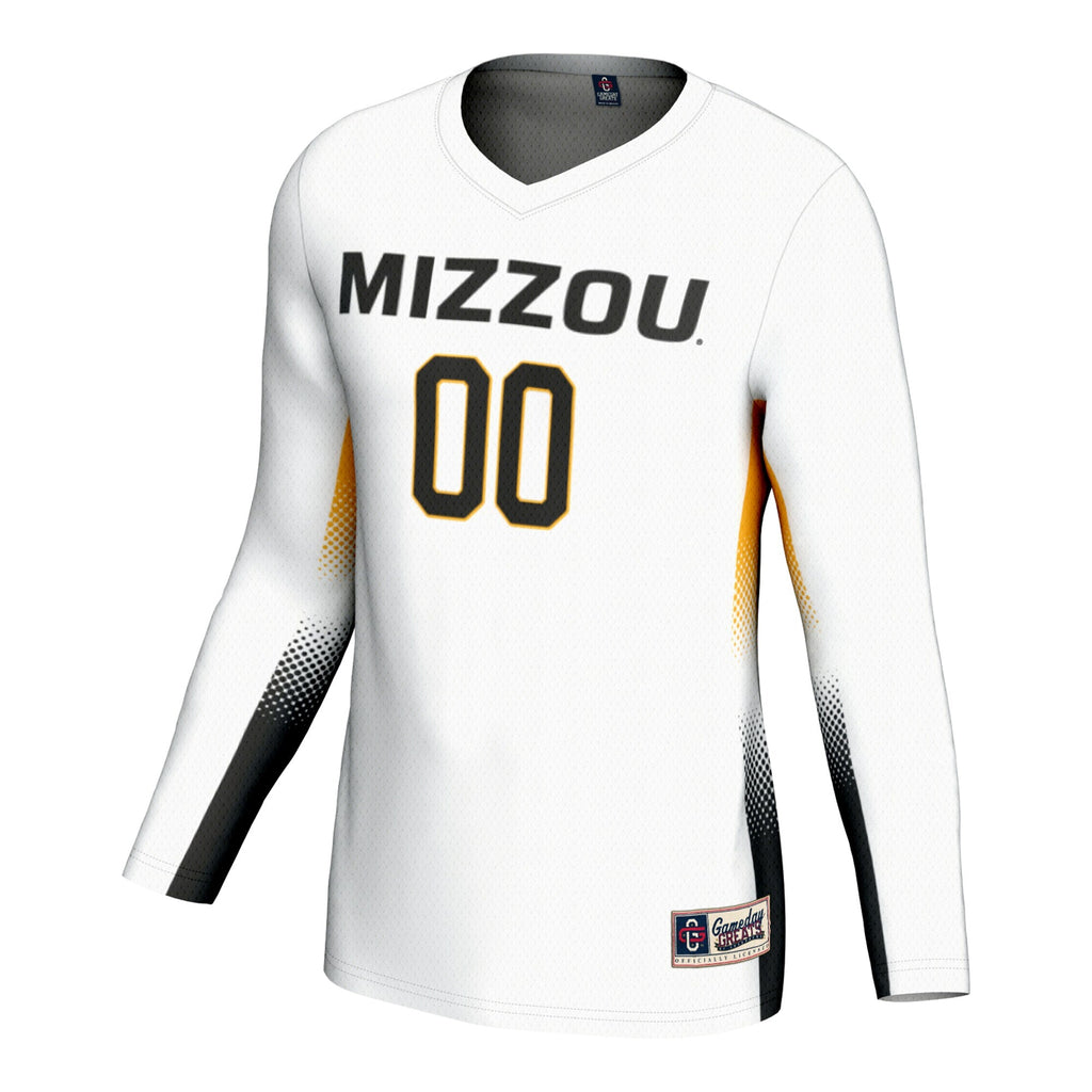 Missouri Tigers NIL Pick-A-Player Lightweight Volleyball Jersey – White
