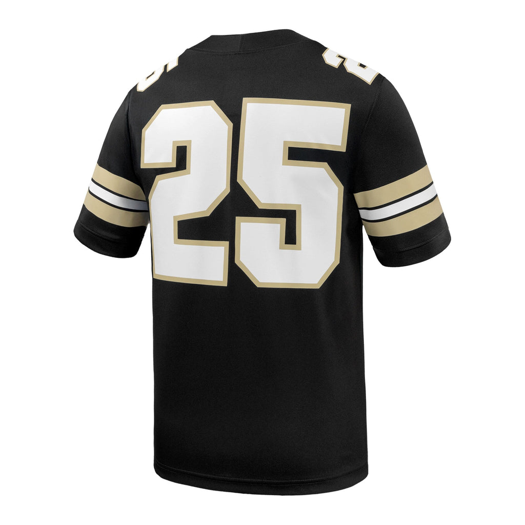 #25 Black Purdue Boilermakers Game Football Jersey