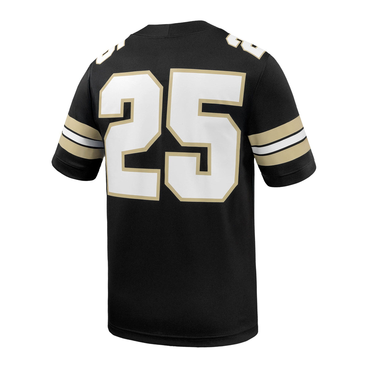 #25 Black Purdue Boilermakers Game Football Jersey