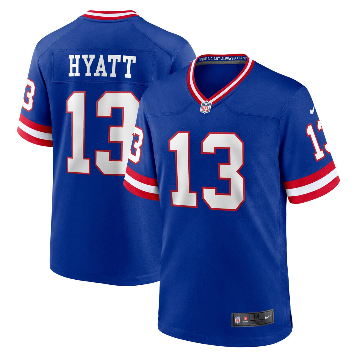 New York Giants Jalin Hyatt Royal Alternate Game Football Jersey