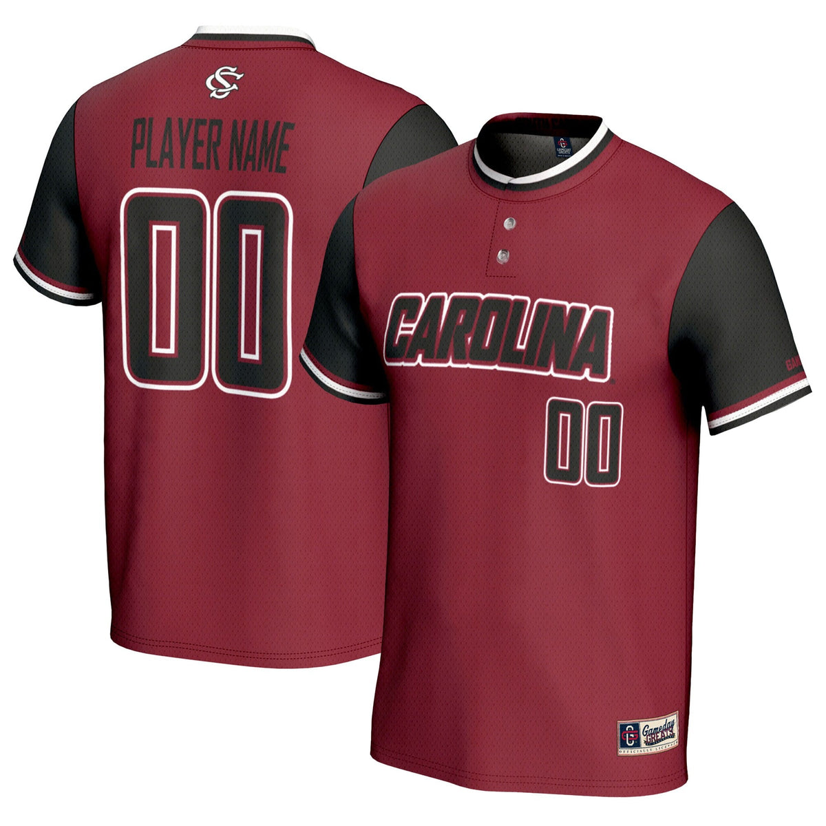 South Carolina Gamecocks NIL Pick-A-Player Lightweight Softball Jersey - Garnet